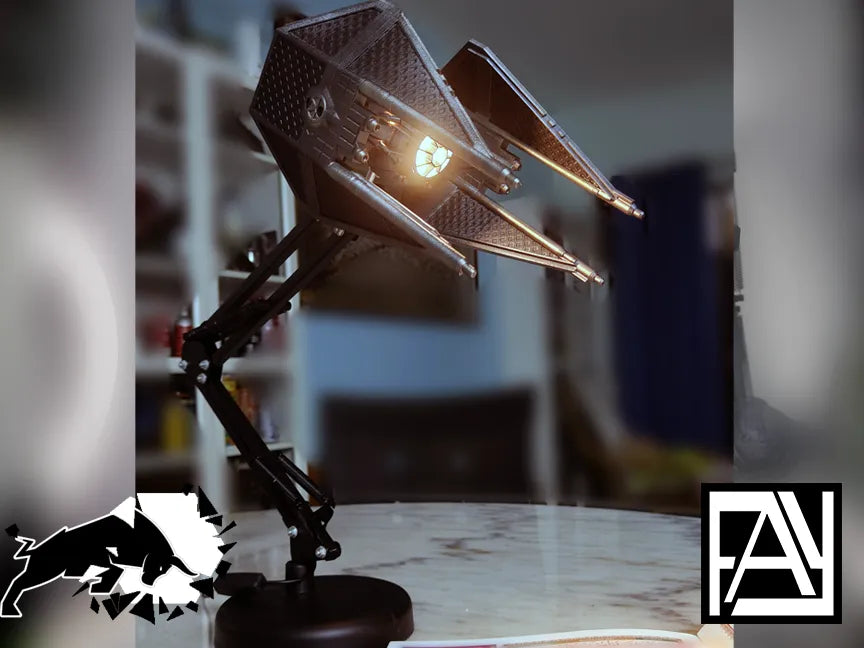 Kit de lampe de bureau LED Tie Interceptor 001 - Lumière Print