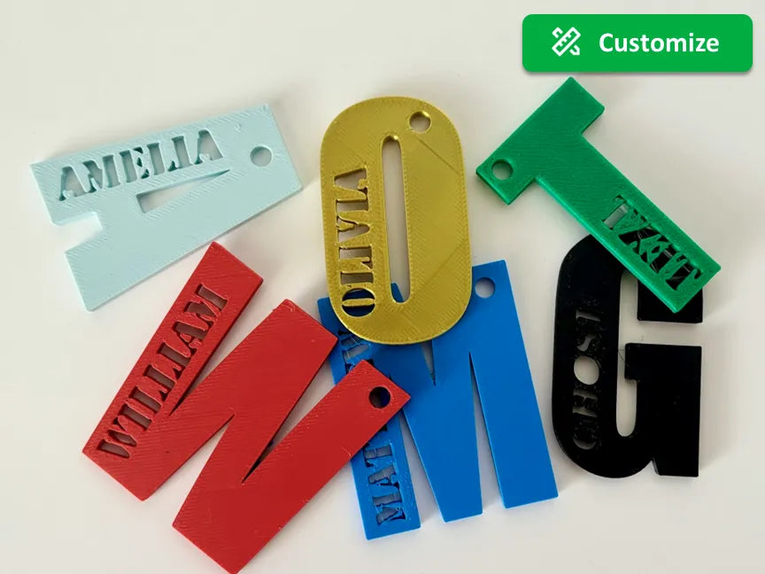 Porte-clés avec étiquette nominative - NFC Print