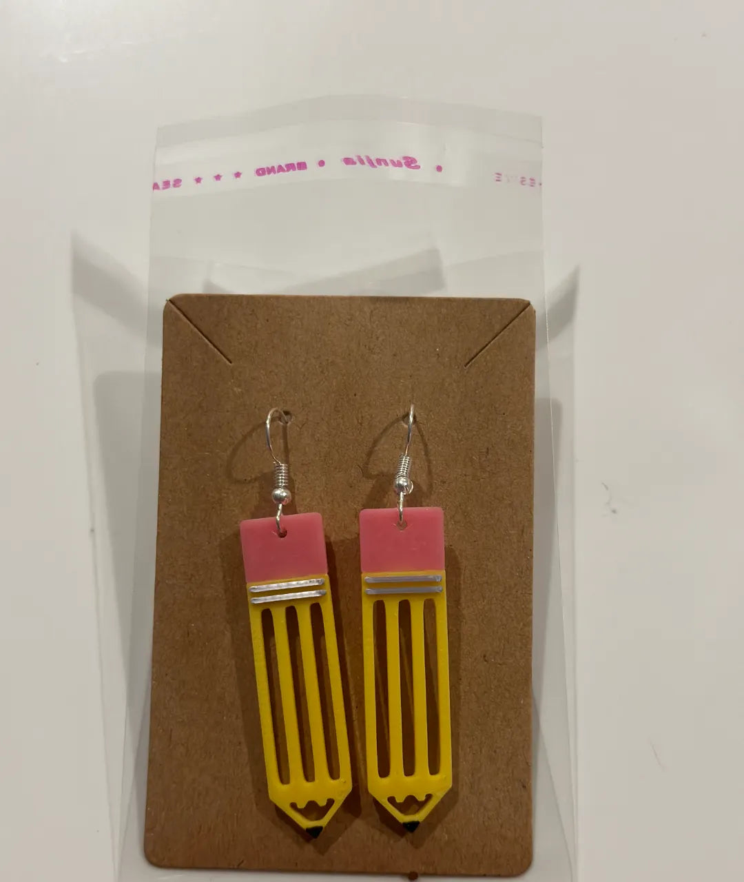 Boucles d'oreilles en forme de crayon - Bijoux Print
