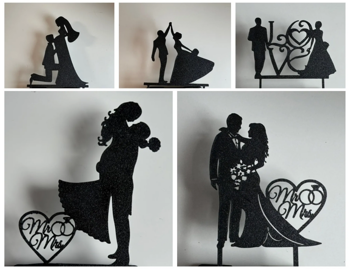Décoration de gâteau de mariage, Hochzeitstorten Deko - Fêtes Print