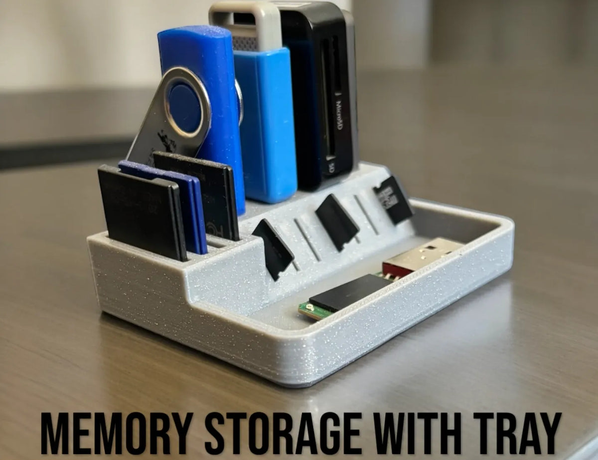 Porte-cartes mémoire avec plateau - Tech Print