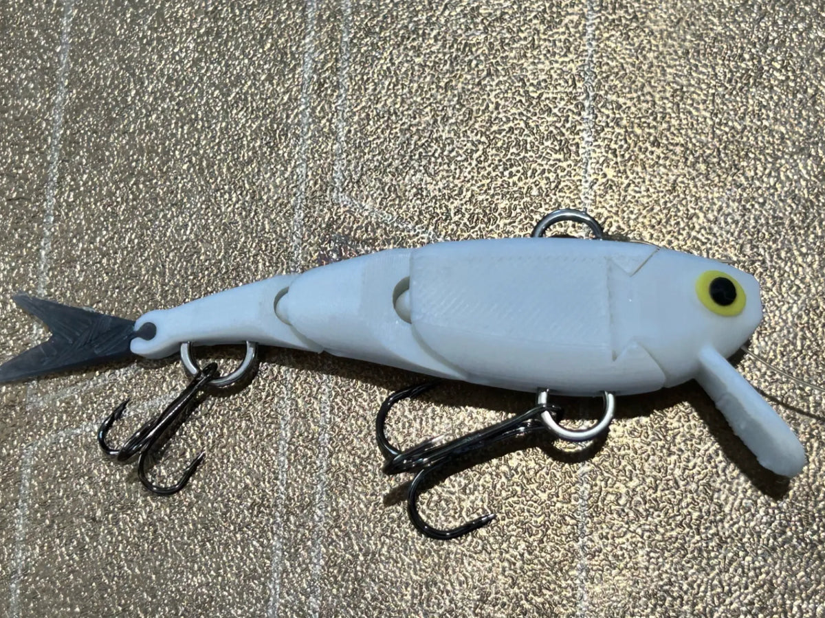 Leurre de pêche queue de poisson fine en TPU ou silicone - Outdoor Print
