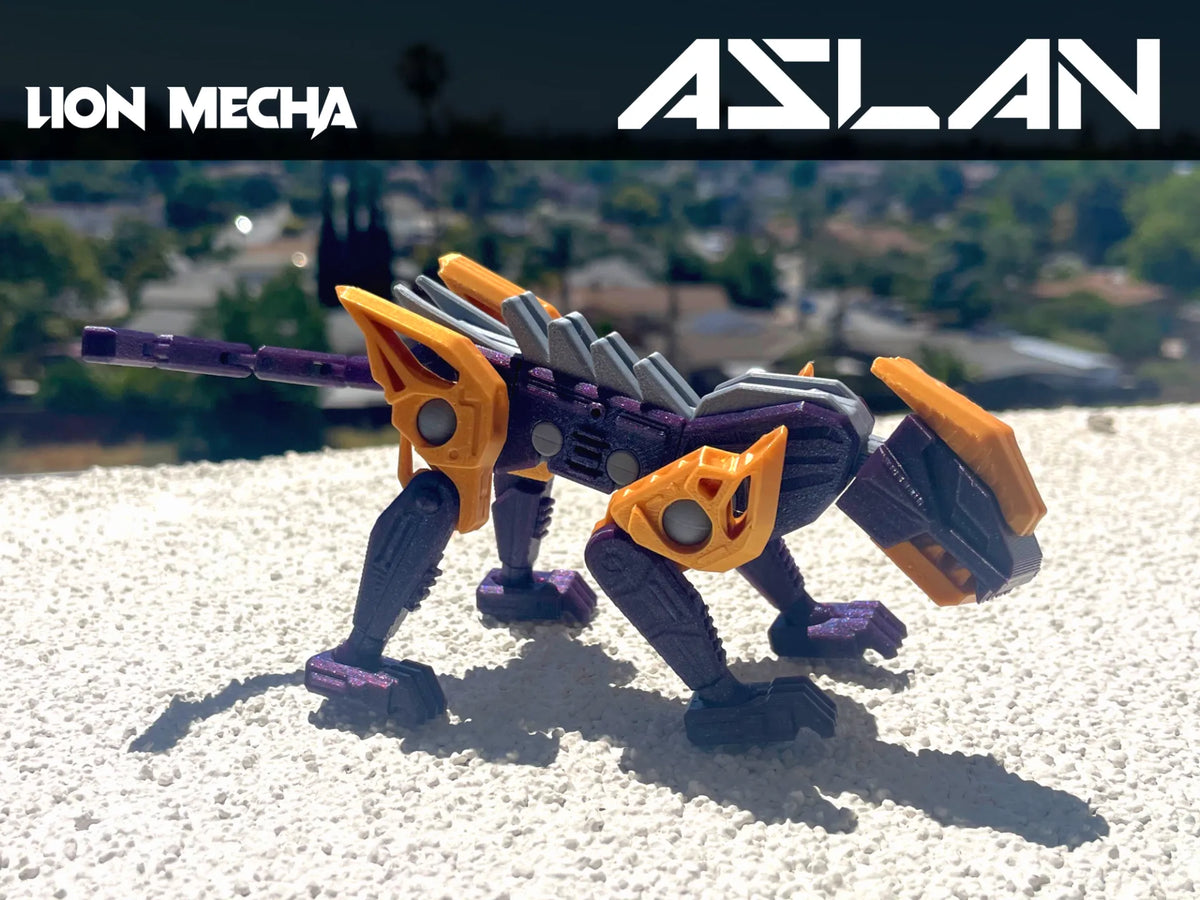 Aslan - Mecha Lion - Figurine Print
