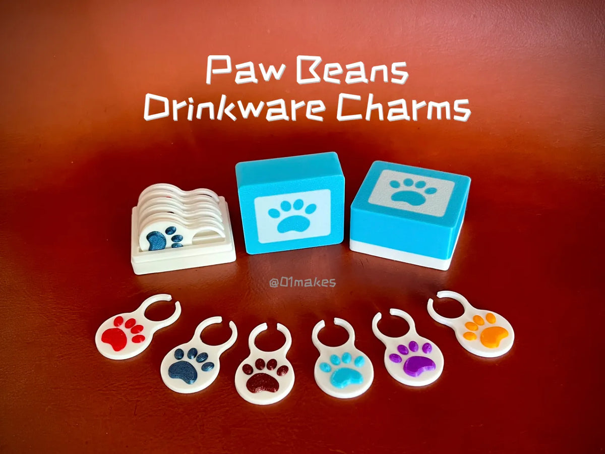 Breloques pour Verres à Vin Paw Beans - Pet Print