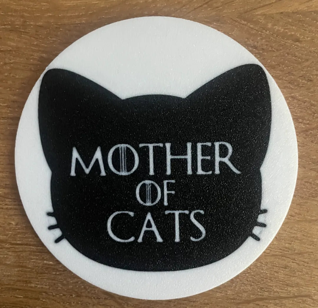Sous-verre Chat / Game Of Thrones / Mère des chats - Geek Print