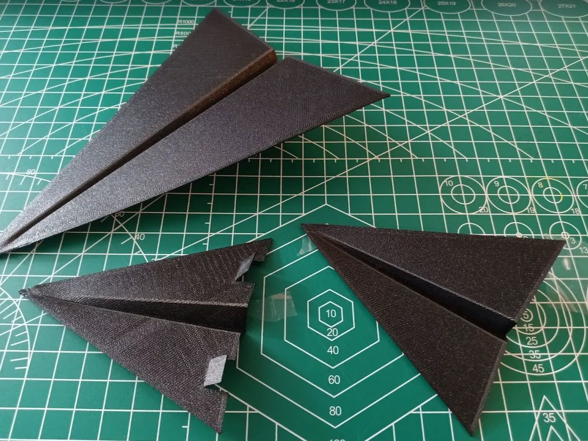 Avion en papier pliable - Maquette Print
