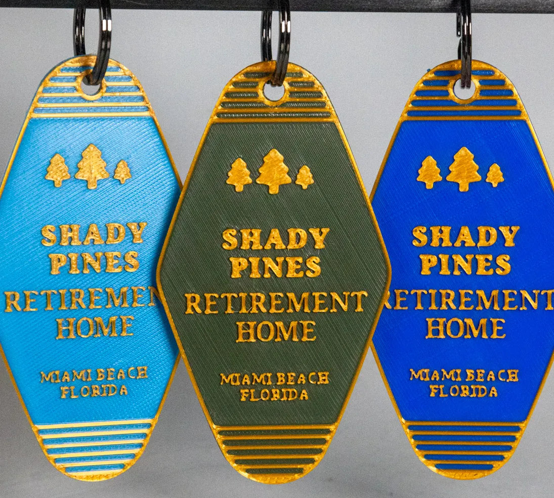 Maison de retraite Shady Pines - Porte-clés Golden Girls - Auto Print