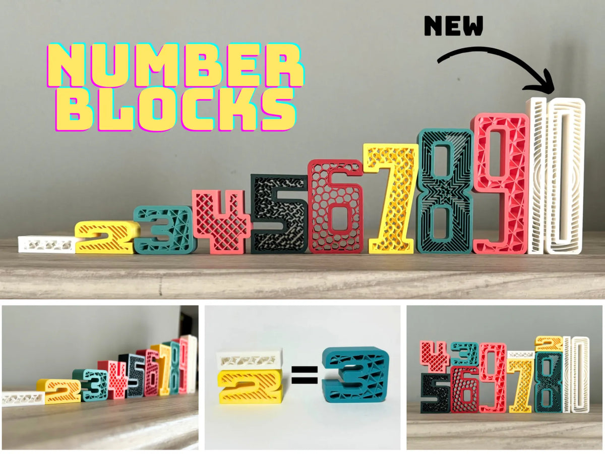 Blocs numériques à empiler et à compter - Science Print