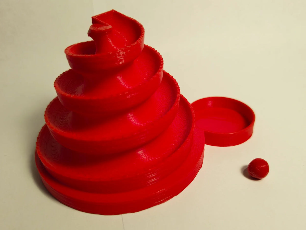 Piste à billes en spirale - Jeux Print