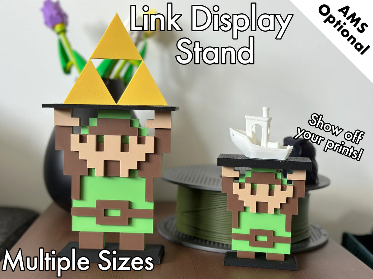Support d'affichage 8 bits Link - The Legend of Zelda - Geek Print