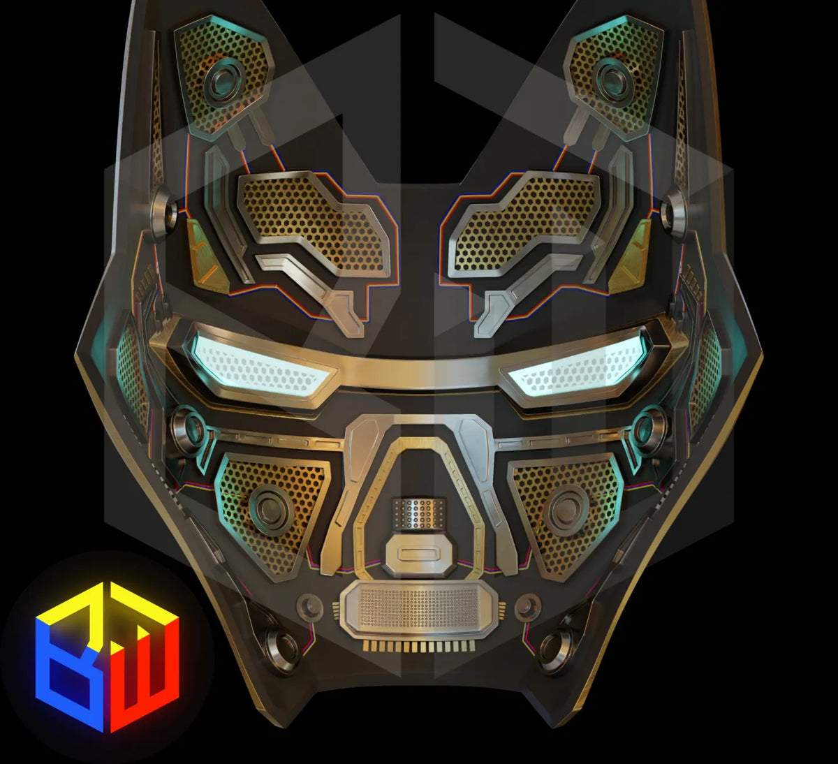 Plaque faciale interne détaillée de Iron Man Mark 85 - Geek Print