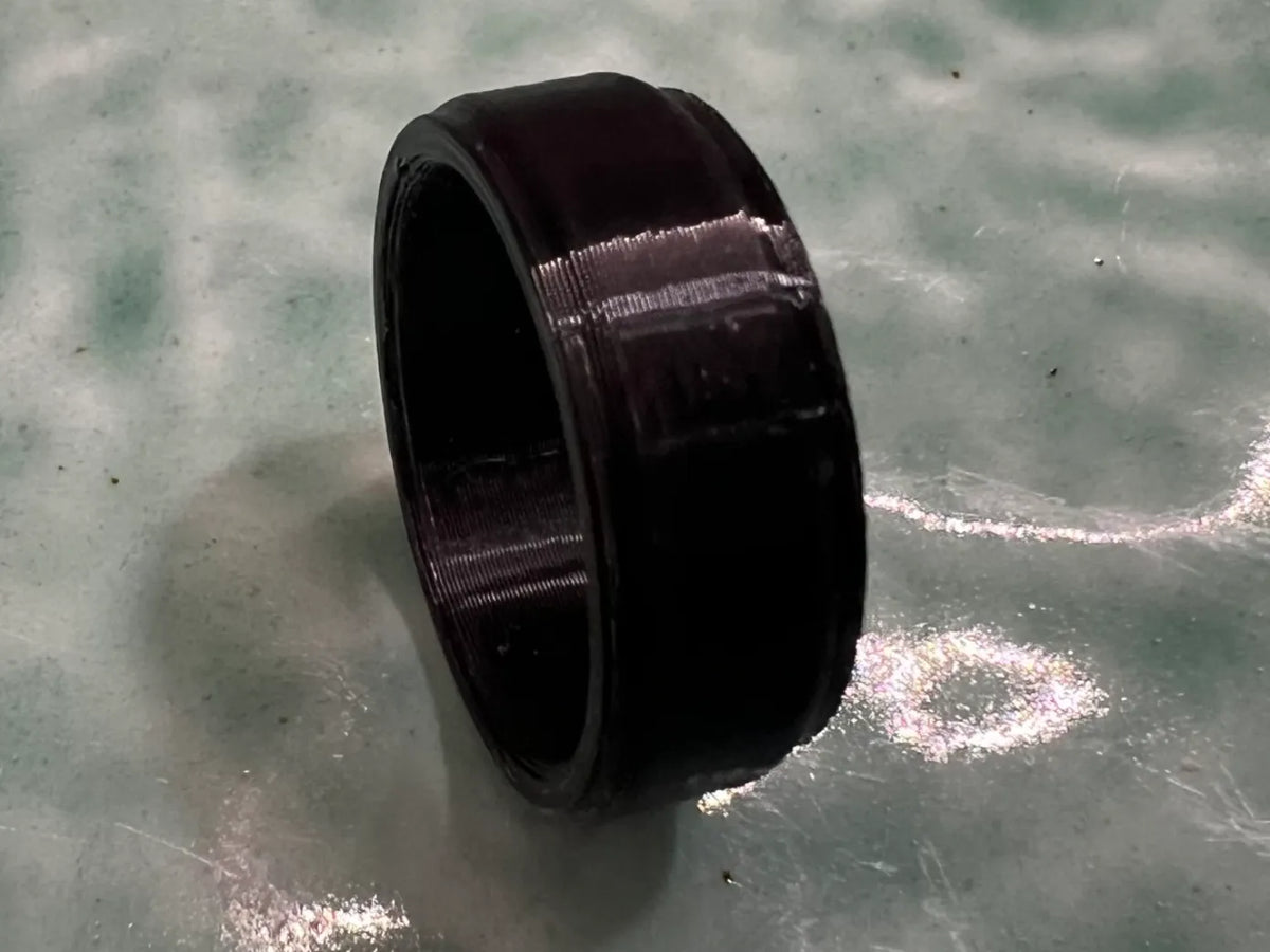 Bague de mariage en TPU pour homme, tailles américaines 6 à 12 - Bijoux Print