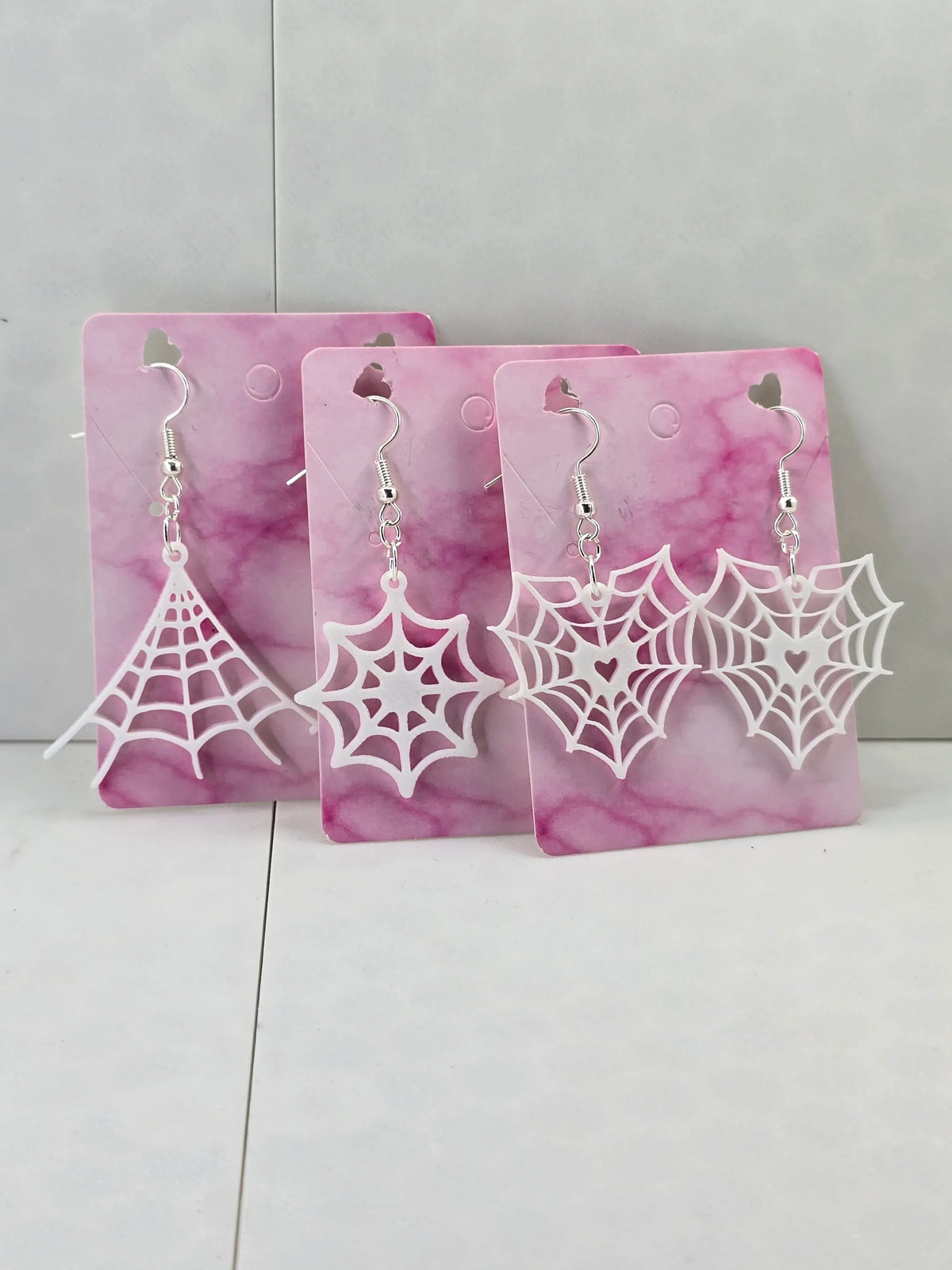 Boucles d'oreilles en toile d'araignée - Bijoux Print