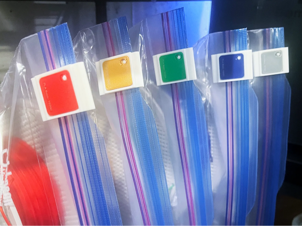 Étiquette/Curseur de Nuancier pour Sacs Ziploc - Cadeau Print