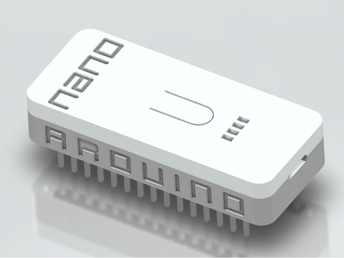 Boîtier à encliquetage pour Arduino Nano Slim - Maquette Print