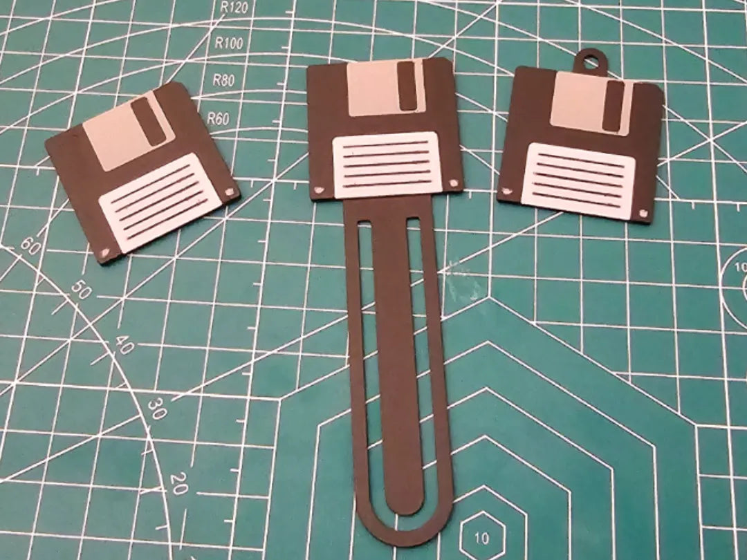 Porte-clés / marque-page disquette - Geek Print