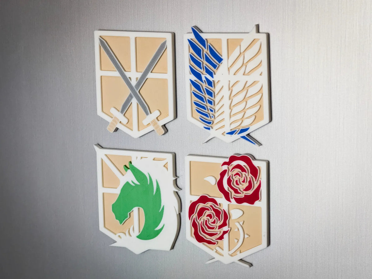 Aimants de réfrigérateur Attack on Titan - Cuisine Print