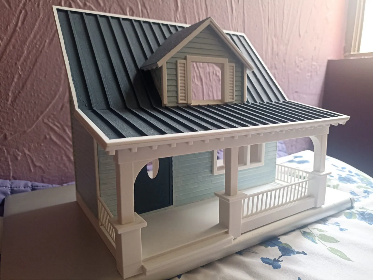 Maquette de maison miniature à monter soi-même - Maquette Print