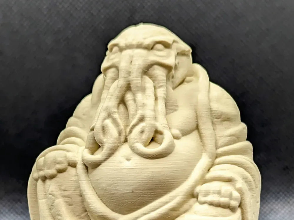 Cthulhu - Statue de Bouddha avec plaque nominative - Figurine Print