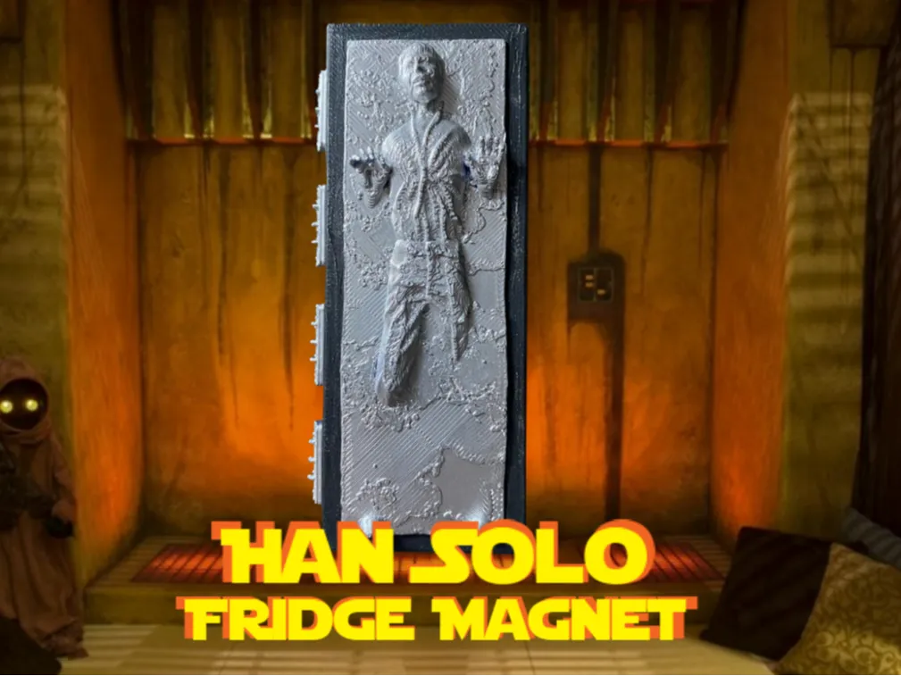 Aimant de réfrigérateur Han Solo (dans la carbonite) - Cuisine Print