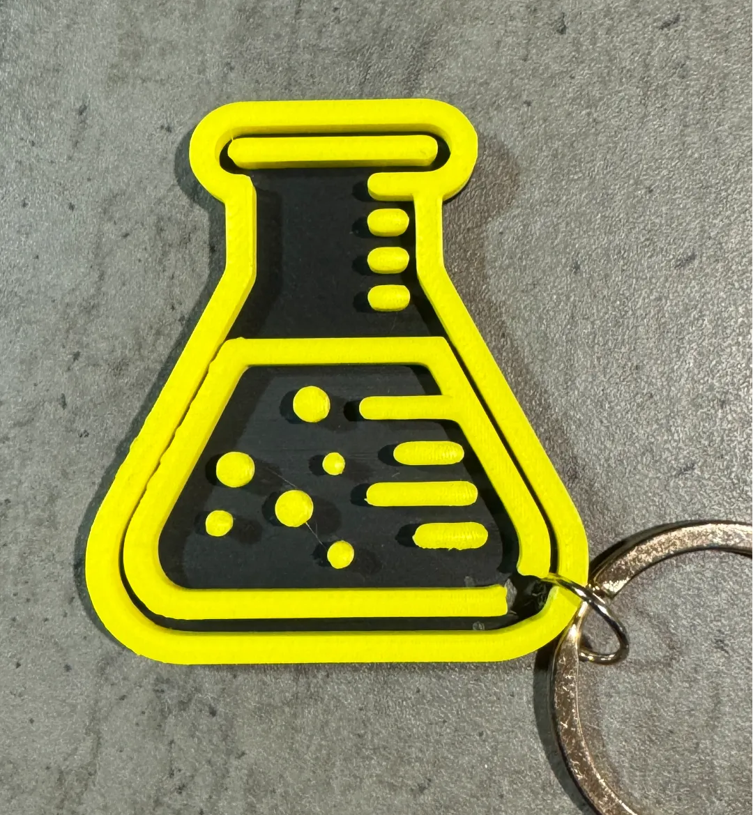 Porte-clés Bécher - Science Print