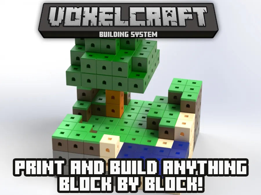 Voxelcraft - Système de construction par blocs type Minecraft - Bébé Print