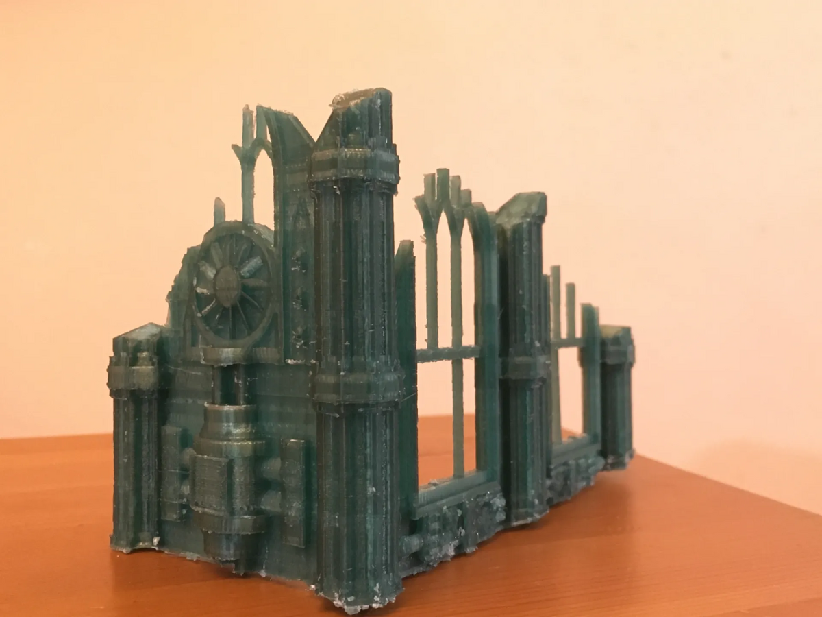 Terrain de ruine gothique 1 - Maquette Print