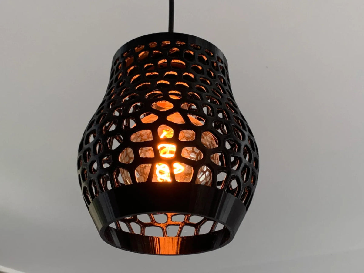 Lampe/Vase de style Voronoi « chandelier » - Lumière Print