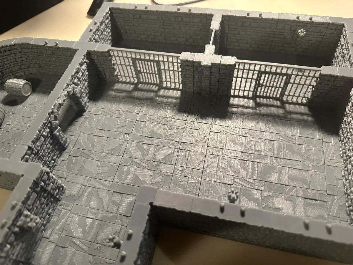Échantillon - Prison / Forteresse OpenLOCK - Jeux Print