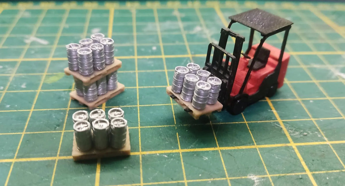 Fût de bière à l'échelle H0 1:87 - Maquette Print