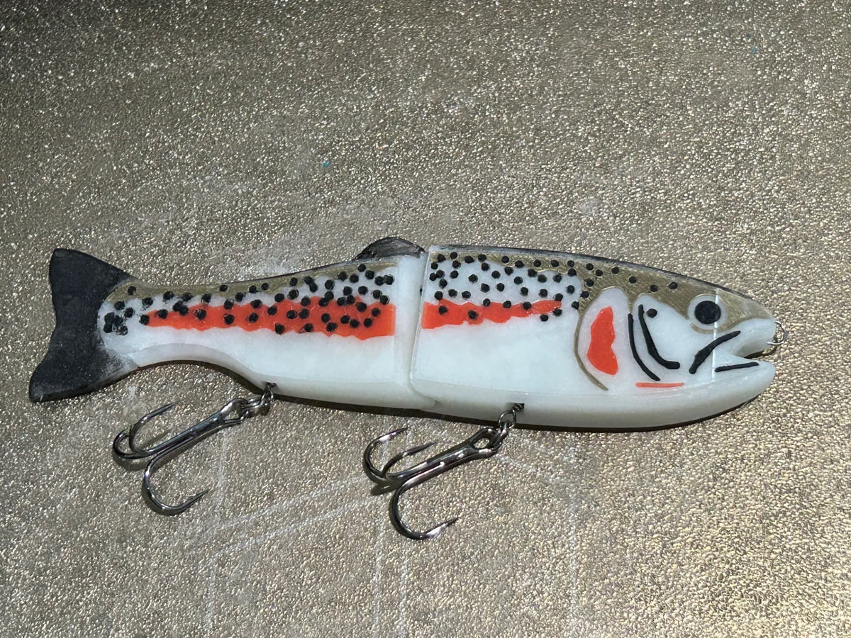 Leurre de pêche pour truites Glide bait 6 pouces - Outdoor Print