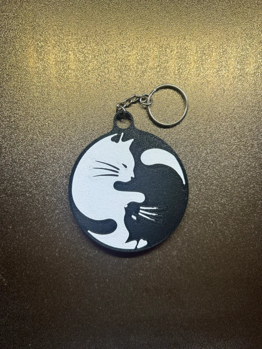 Porte-clés Yin & Yang Chats - Art Print