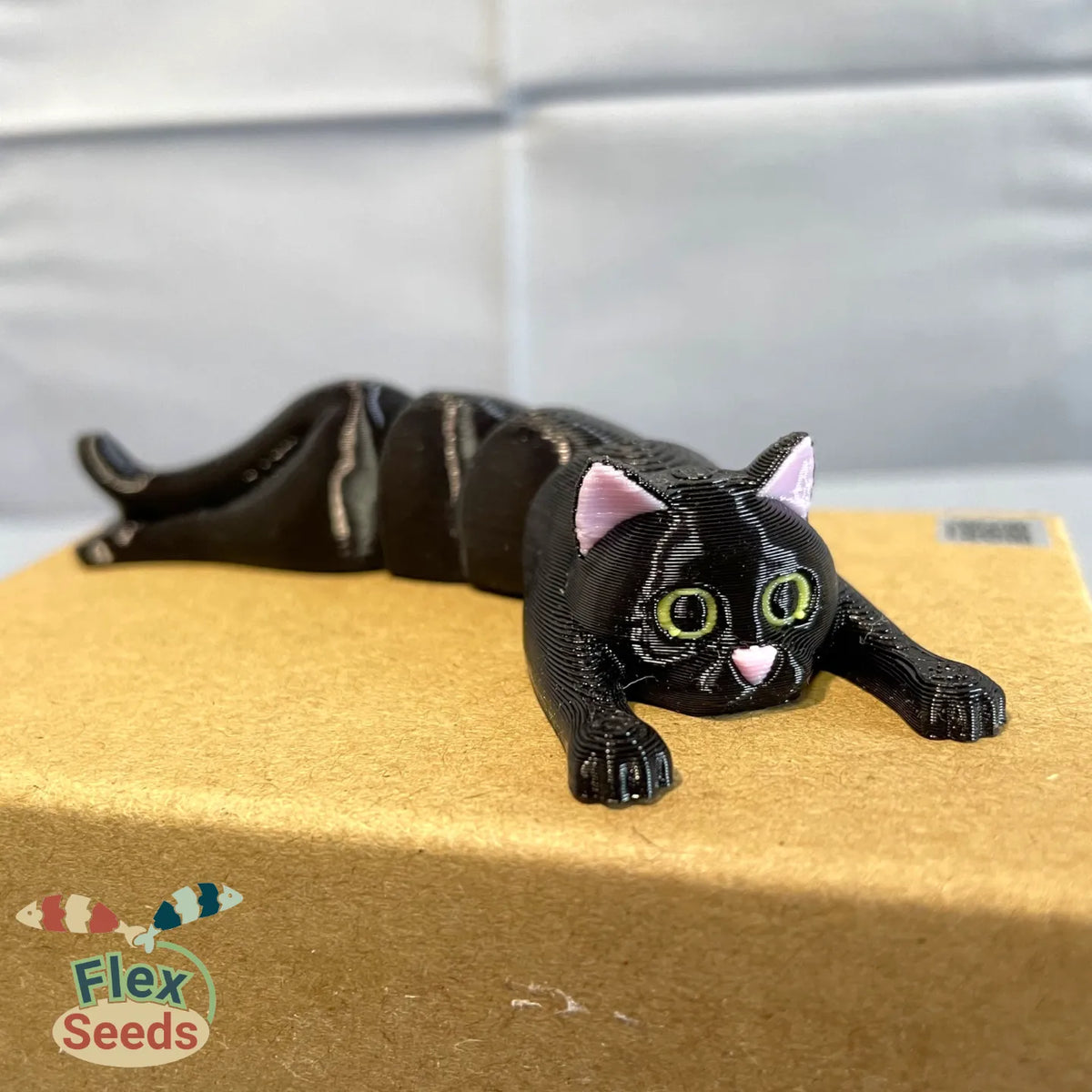 Chat Flexi Tenant (Impression en place) - Figurine Print
