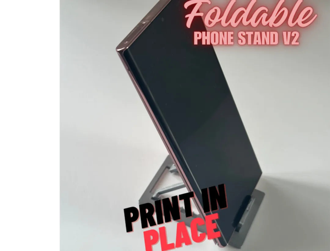 Support de téléphone - Taille d'une carte de crédit pliable - Bureau Print