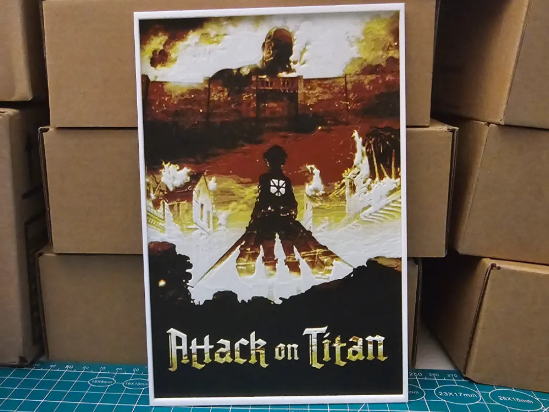 A l'Attaque des Titans Poster - Hueforge Art - Geek Print