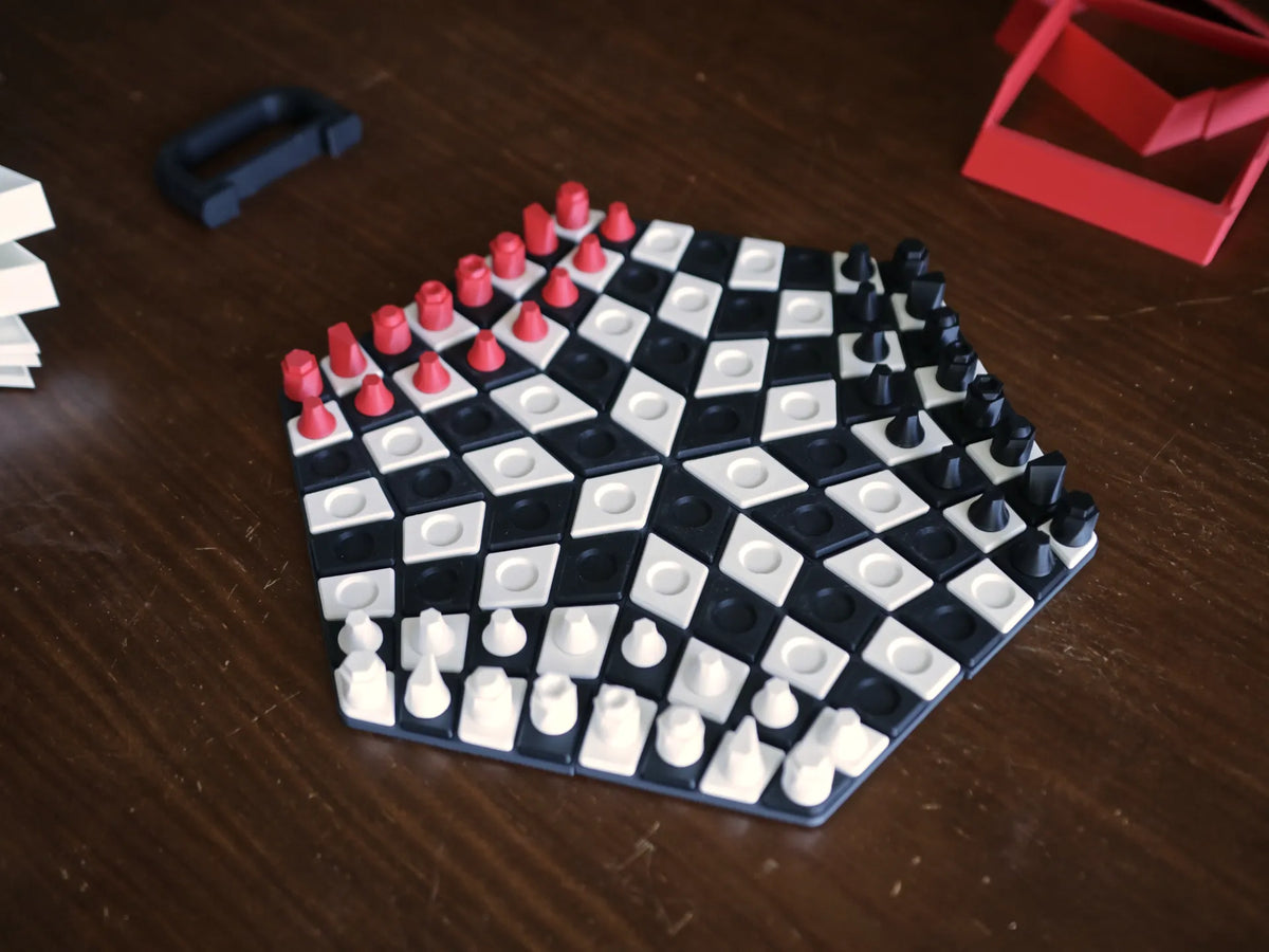 Bestagon Échecs à Trois - Voyage - Jeux Print