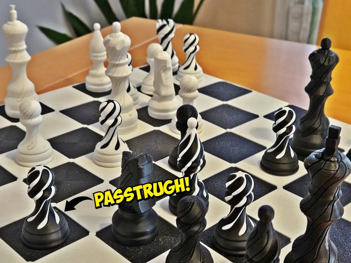 Ensemble d'échecs passants (+ plateau complet) - Jeux Print