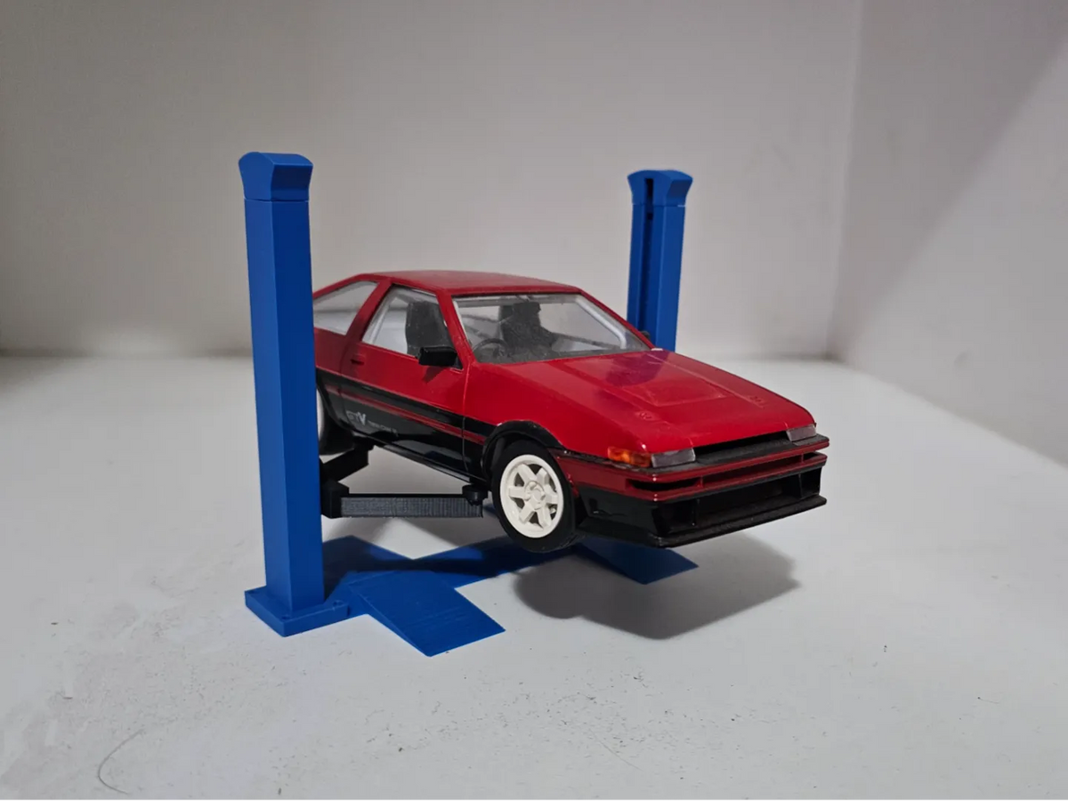 Vérin de levage pour voiture à l'échelle 1:24 avec hauteur réglable - Auto Print