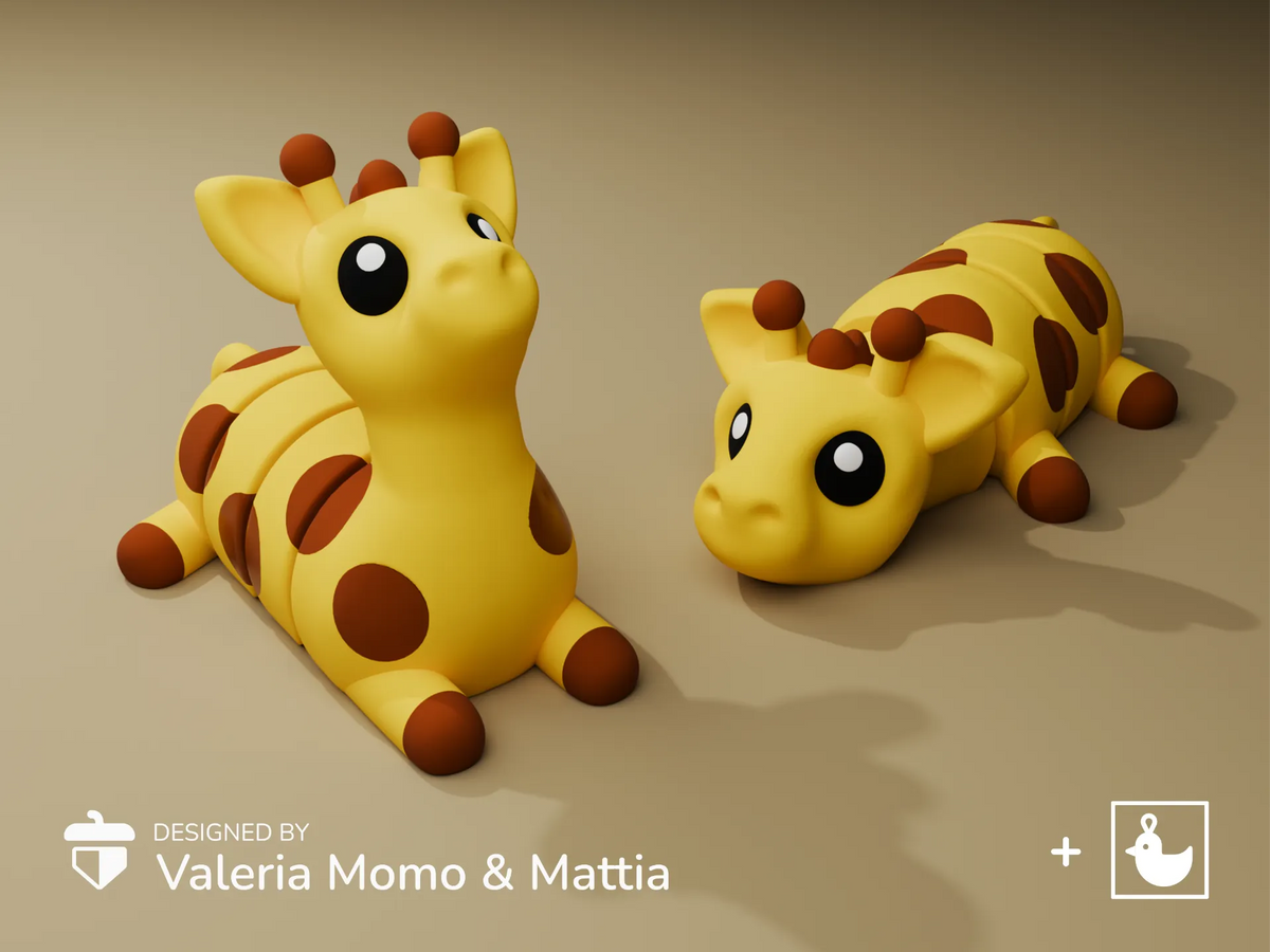 Petite Girafe Flexi (Parfaite pour un Porte-Clés) - Figurine Print