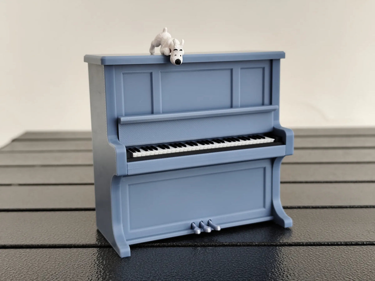 Piano Music Box - Panneau arrière pour 30 notes - Music Print