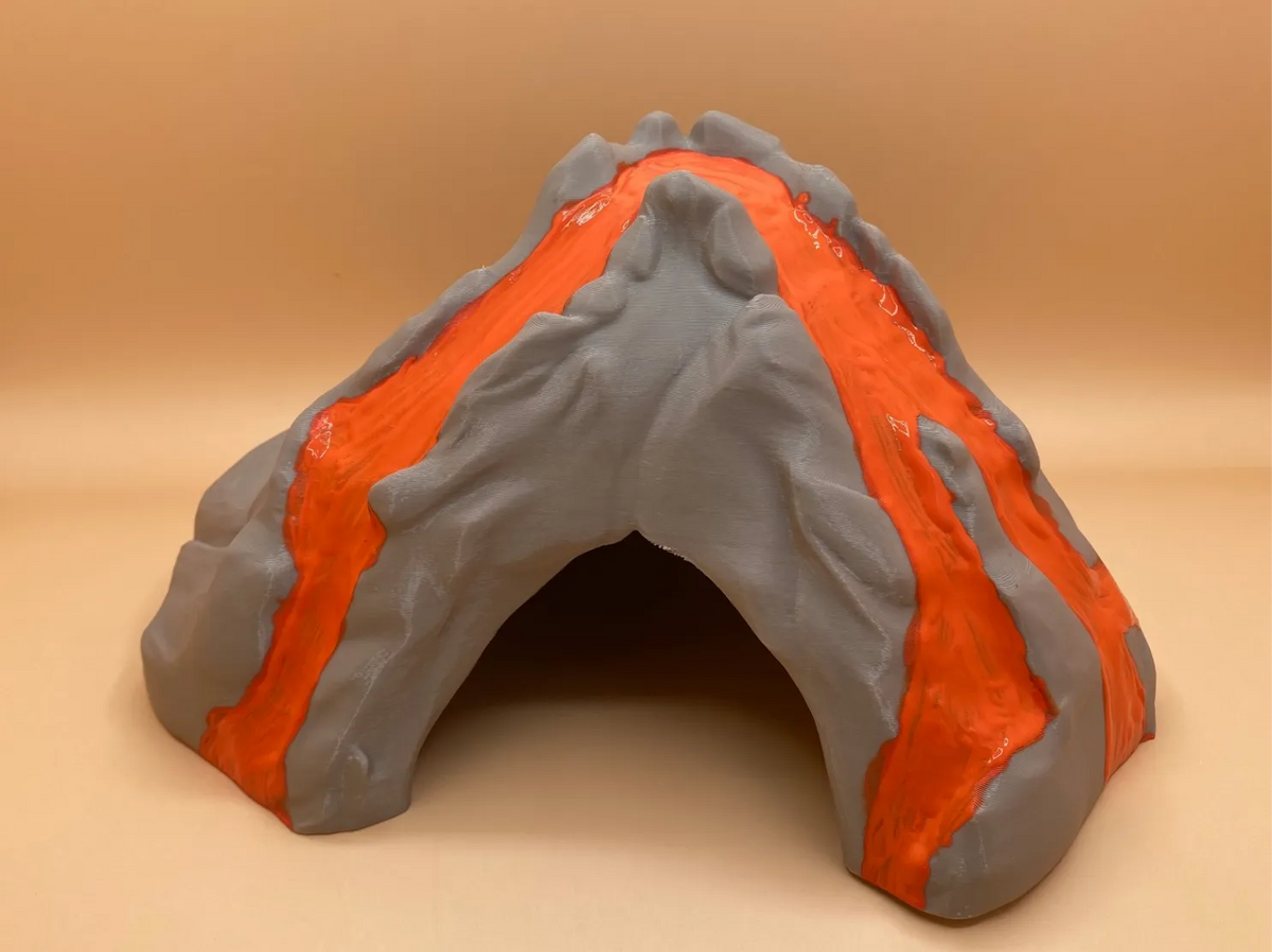 Volcan - Cachette de Reptile - Pet Print