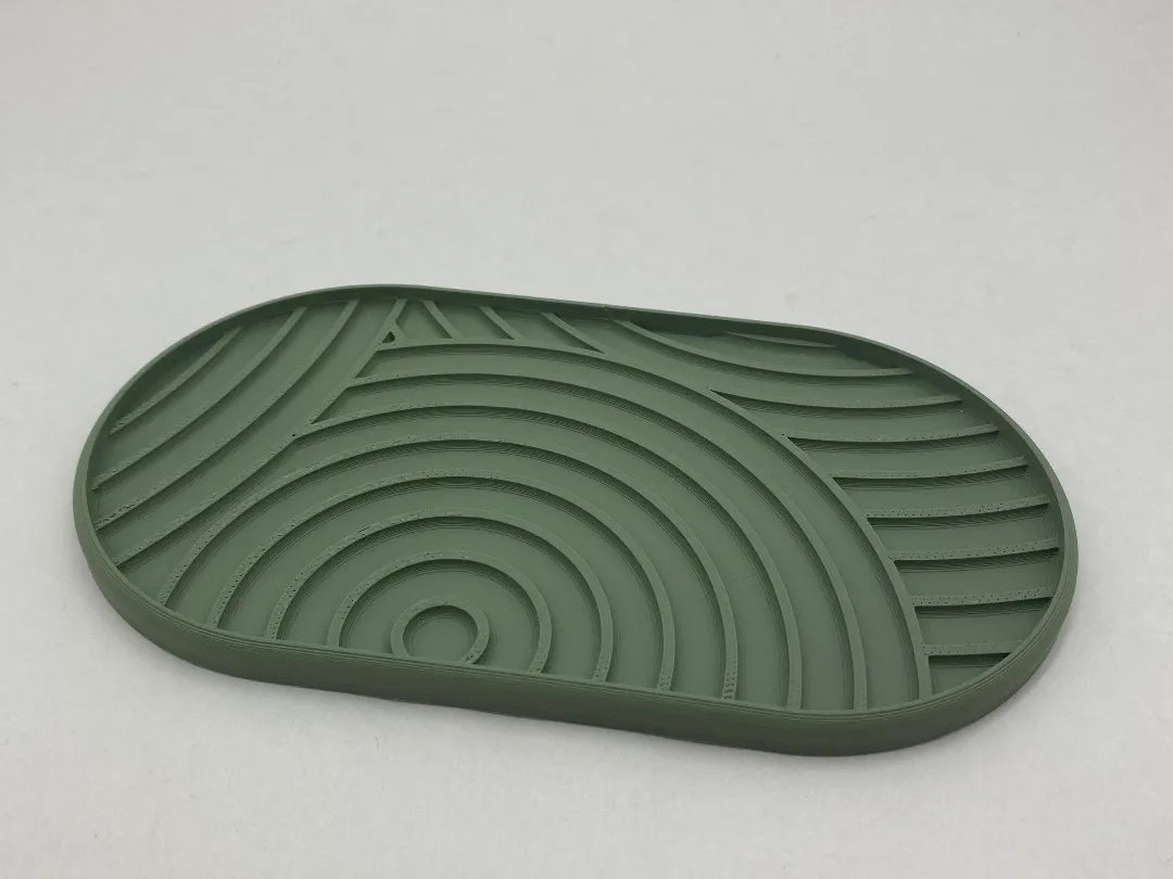 Sous-verres/Plateau ovale pour bibelots - Cuisine Print