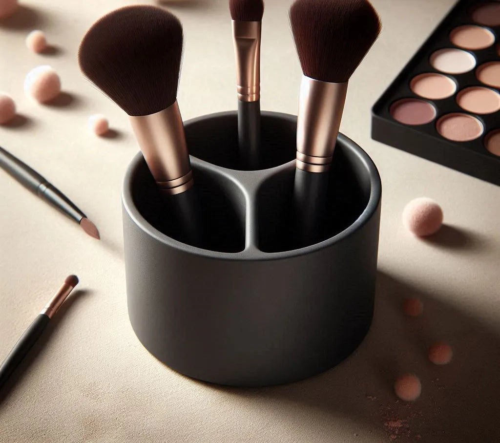 Organisateur de maquillage moderne, gobelet à pinceaux - Beauté Print