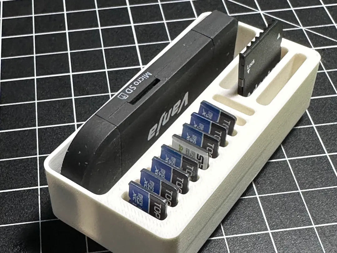 Support de carte Micro SD Gridfinity - Tech Print