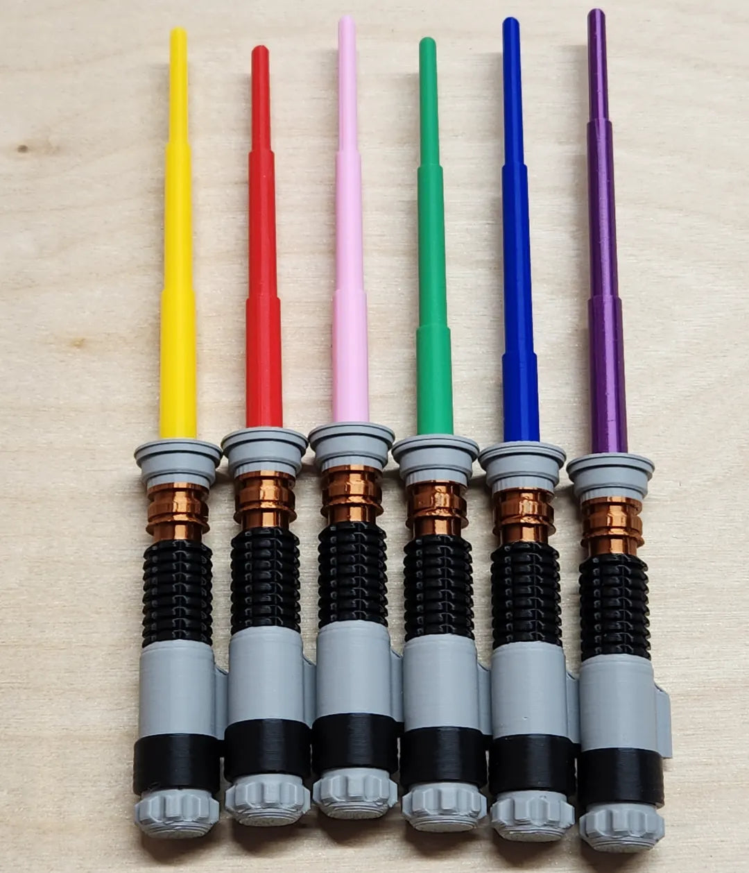 Porte-clés Sabre Laser (- pièce d'extrémité solide) - Cosplay Print