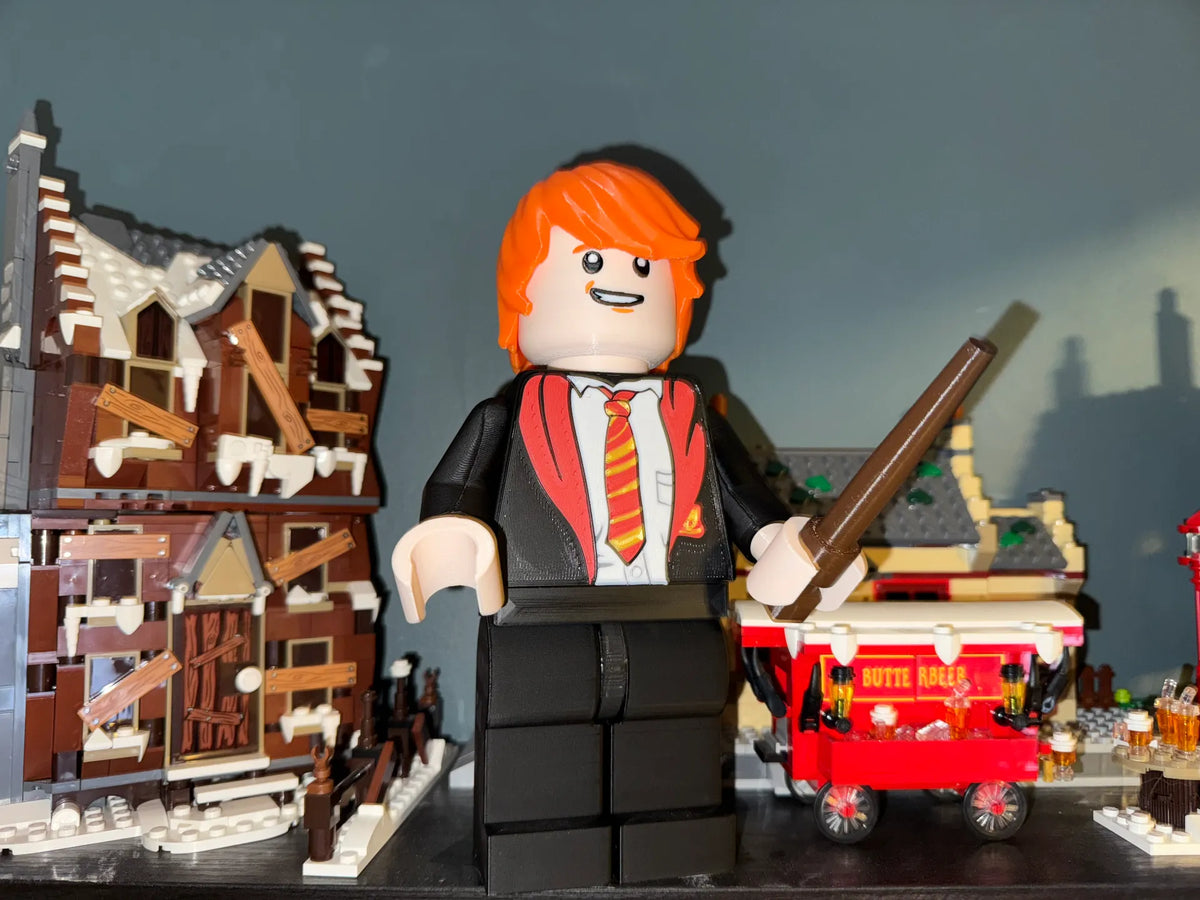 Ron Weasley plus âgé Figurine en briques XL 500% Pièces - Figurine Print