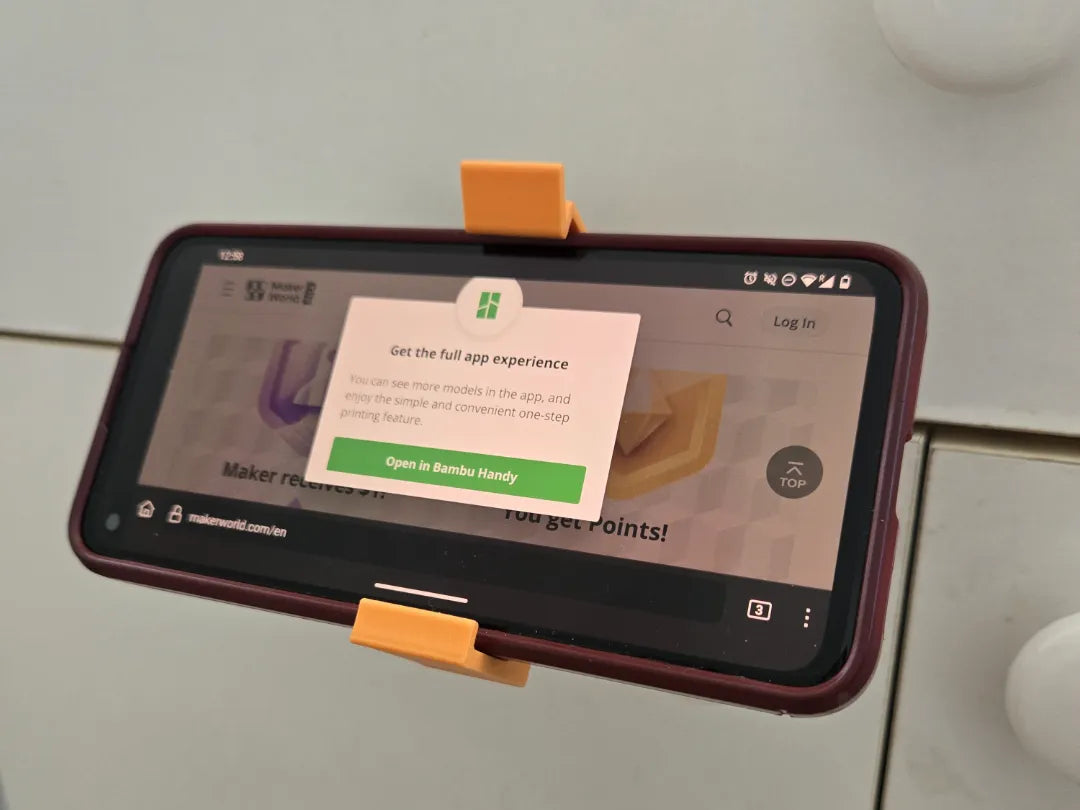 Support téléphone inclinable pour avion - Voyage Print