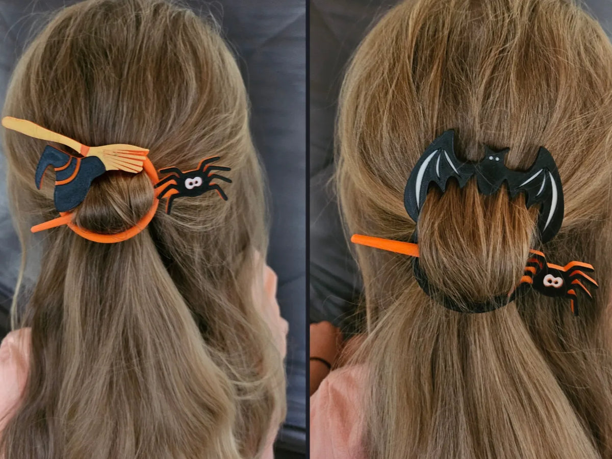 Épingle pour cheveux d'Halloween - Bijoux Print