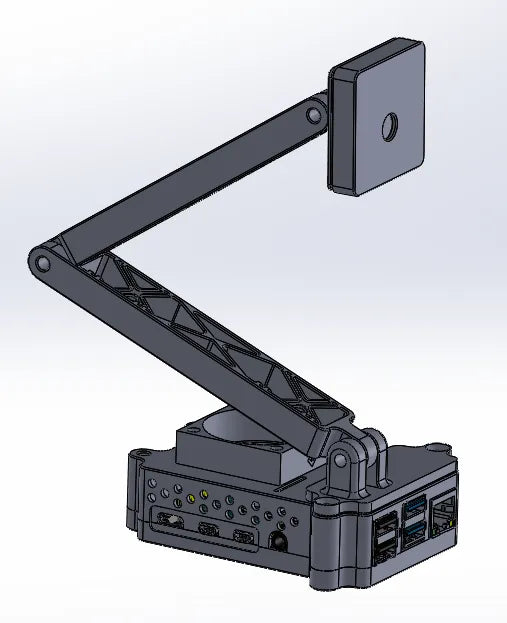 Boîtier et support caméra Raspberry Pi 4B - Bureau Print