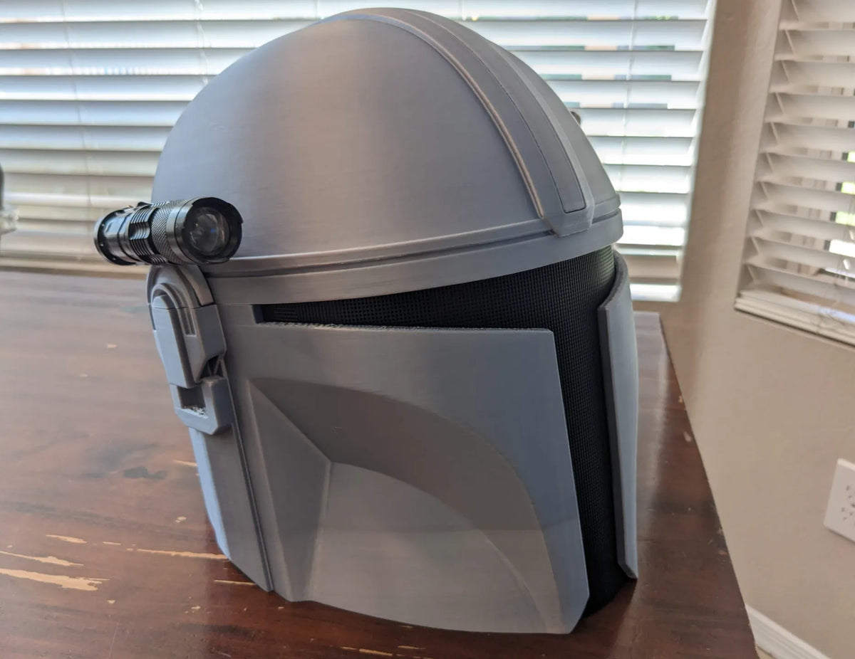 Casque Mandalorien XXL édition tête volumineuse avec des extras - Cosplay Print